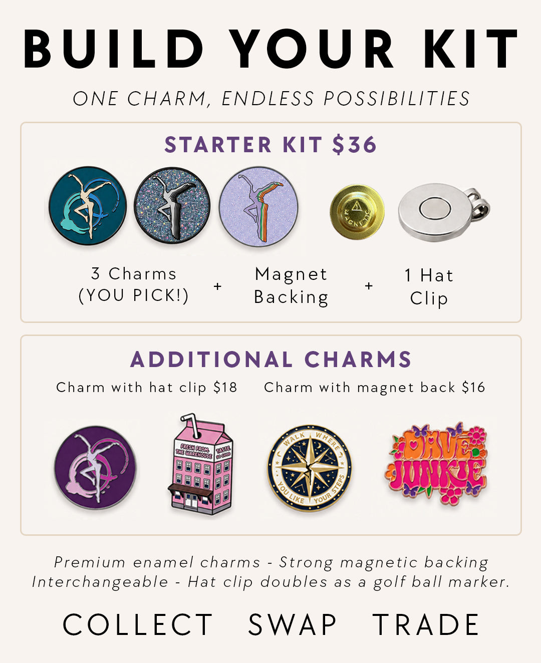 Magnetic Charm Starter Kit