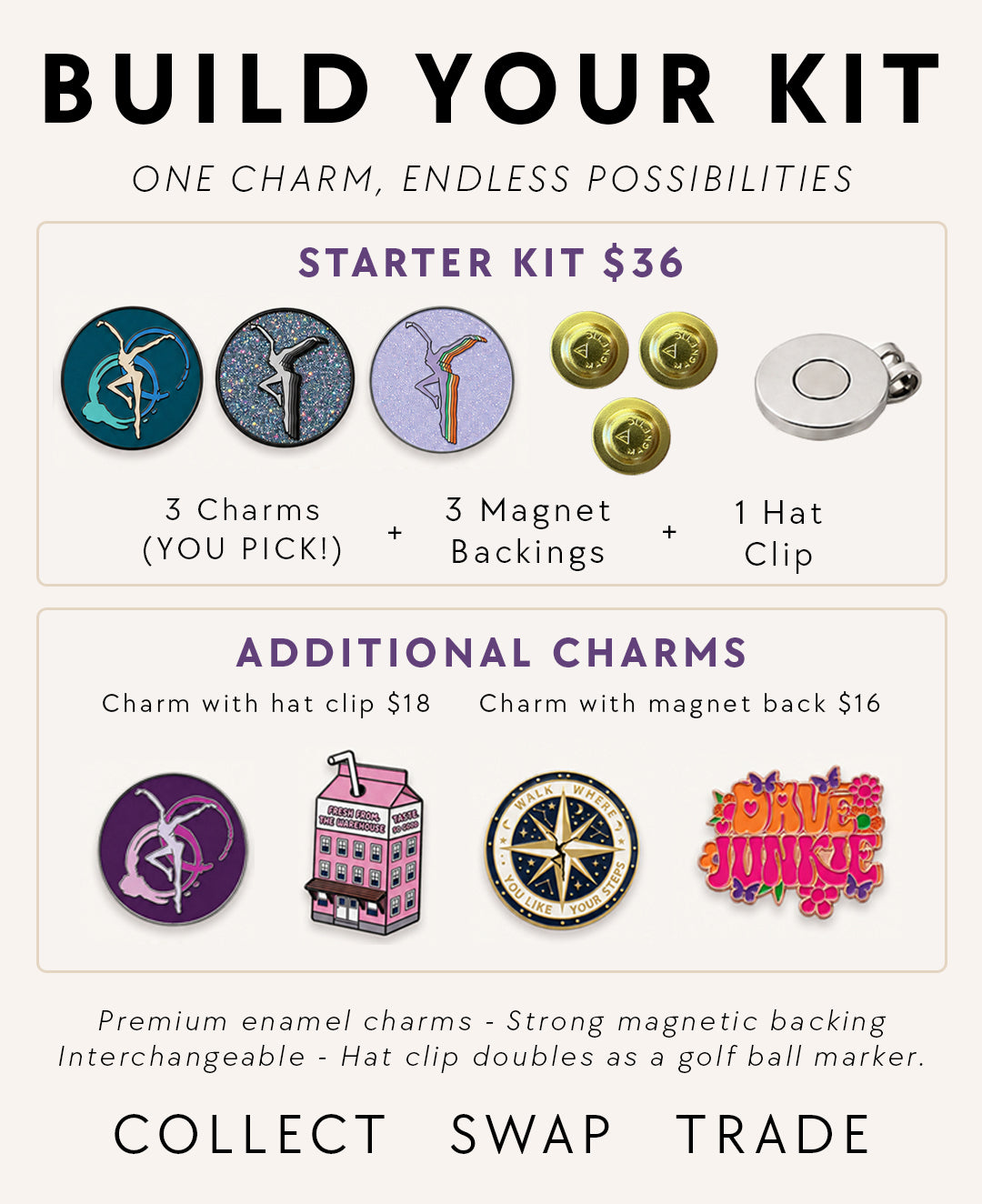 Magnetic Charm Starter Kit