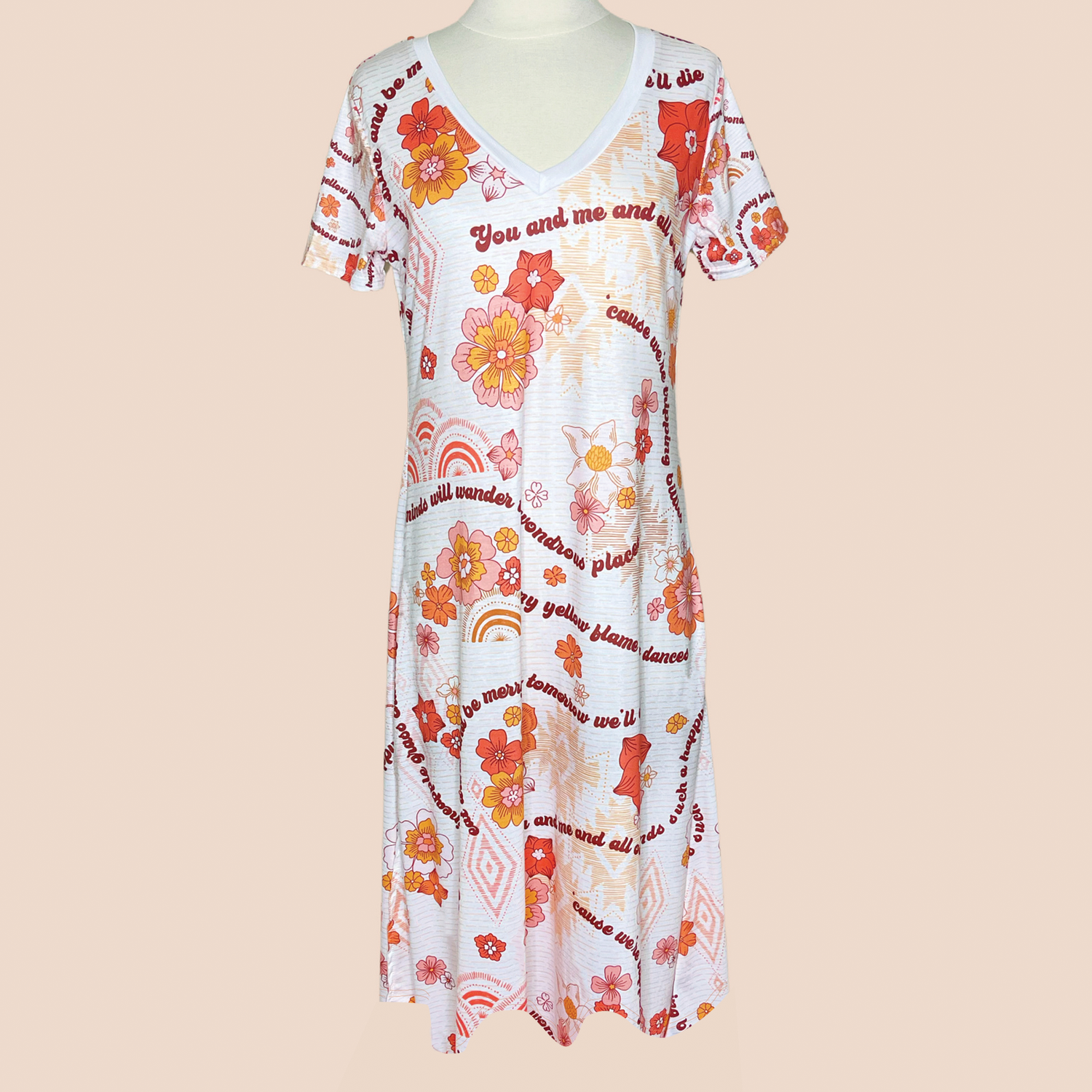 Mid-Length Cotton Dress