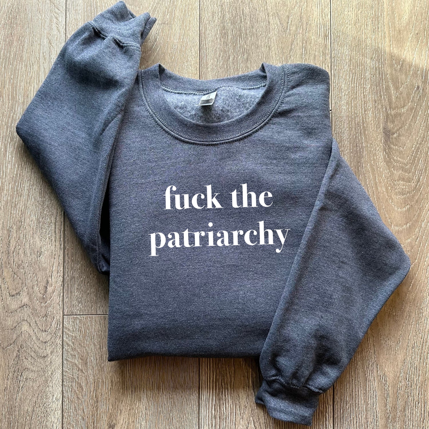 F The Patriarchy Unisex Embroidered Sweatshirt