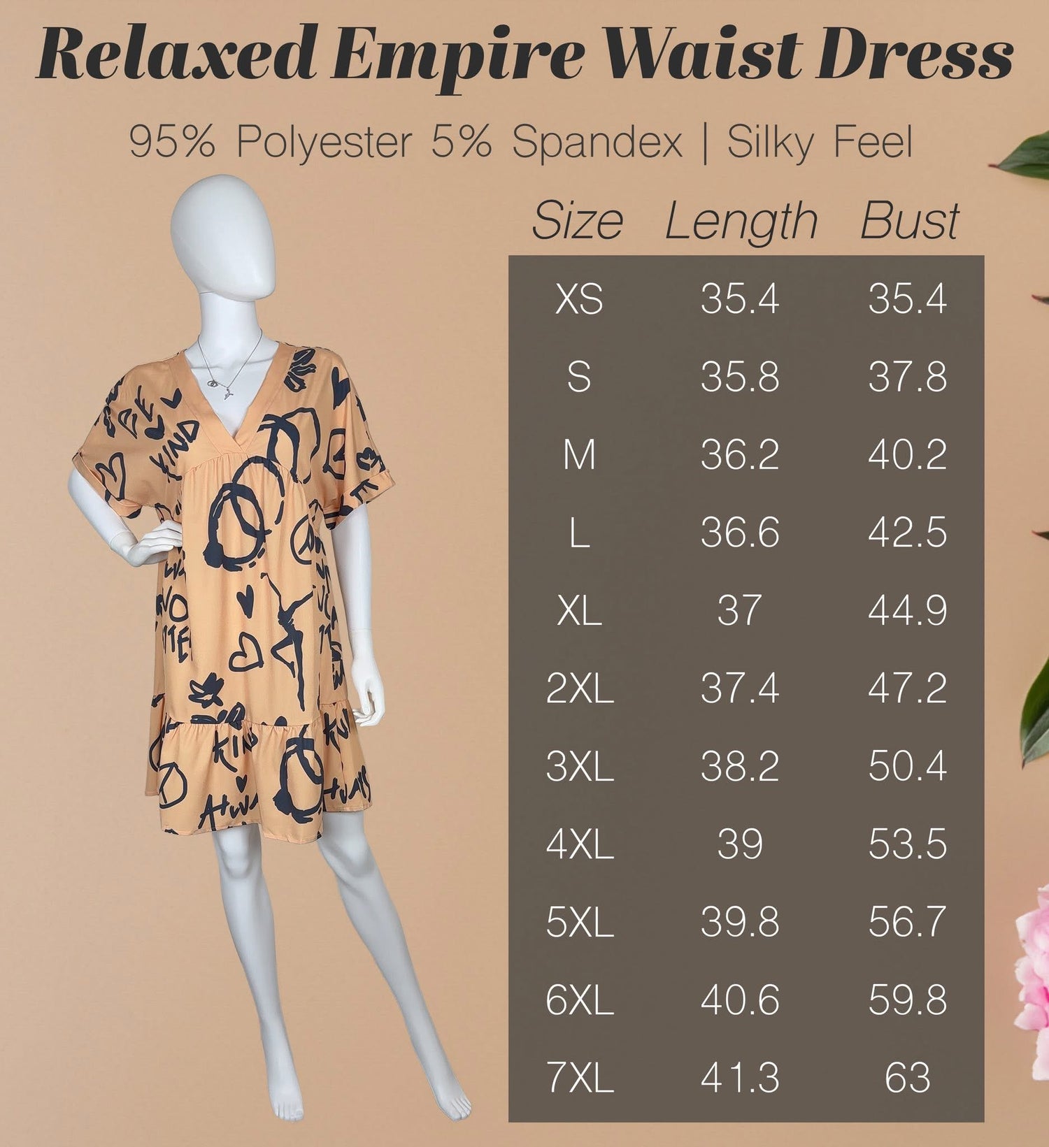 Relaxed Empire Waist Dress