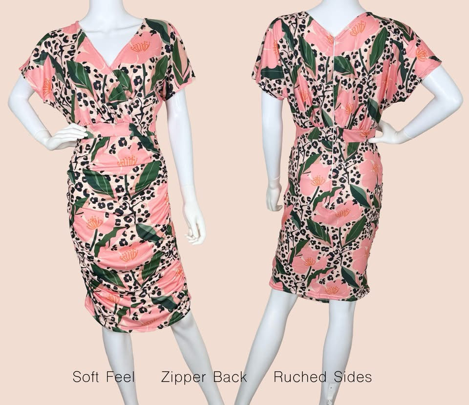 Ruched Pencil Dress