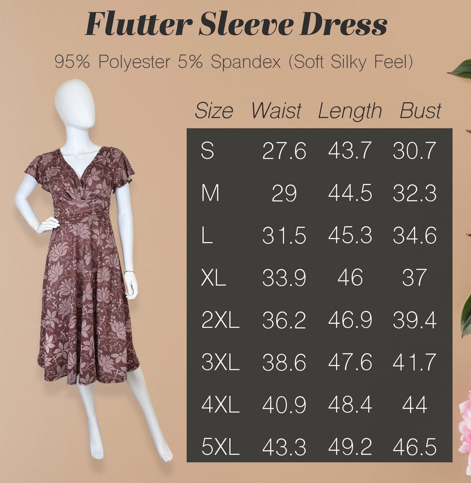 Flutter Sleeve Dress