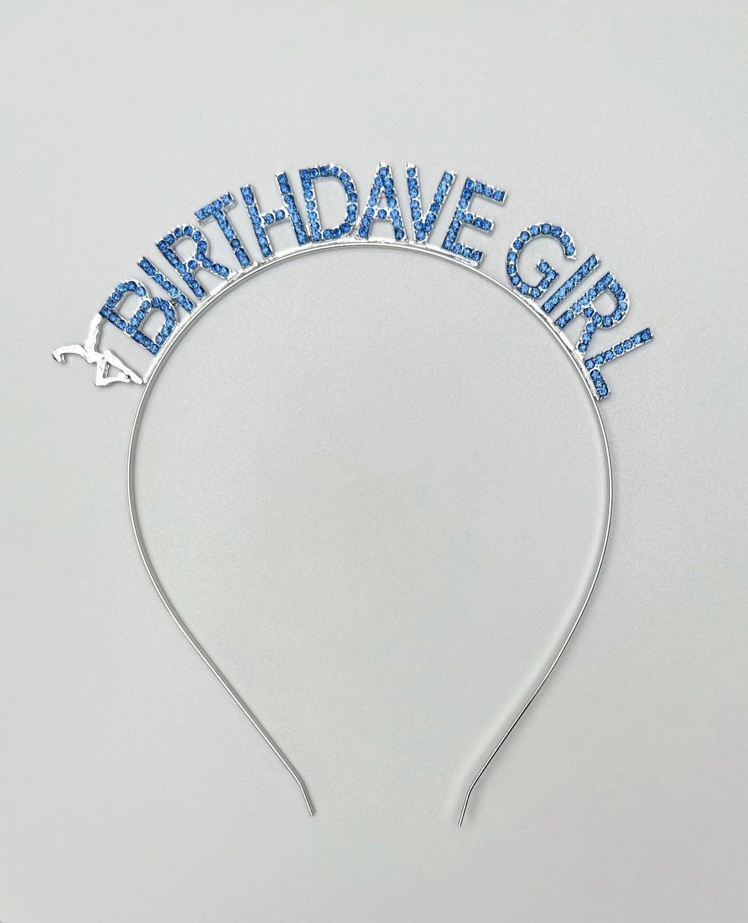 Birthdave Girl Rhinestone Headband/Tiara