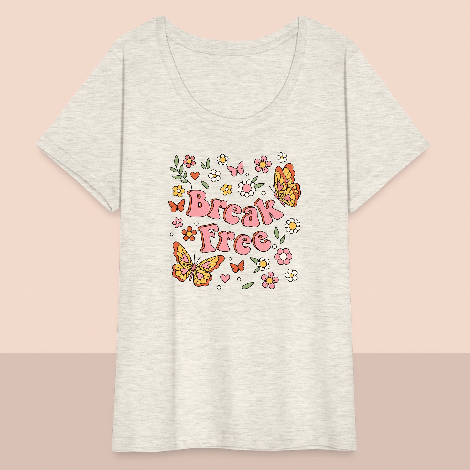 Women’s Curvy Break Free T-Shirt