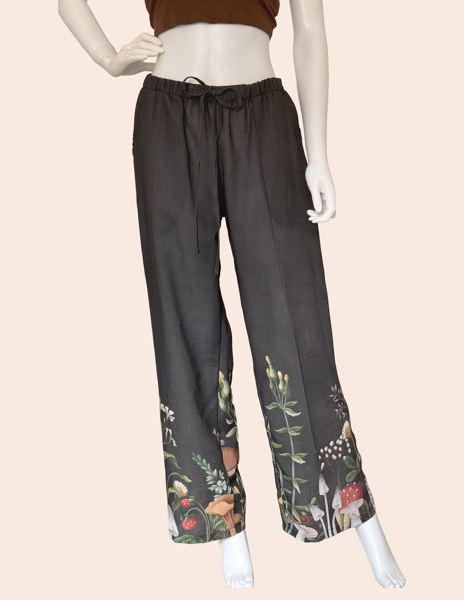 Relaxed Drawstring Trousers