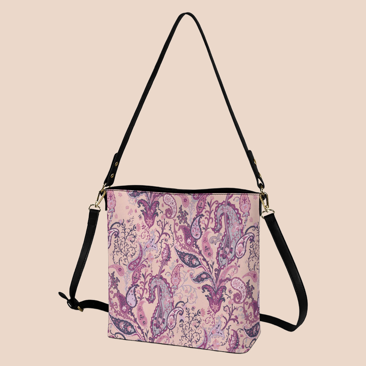 Leather Crossbody/Shoulder Bucket Bag