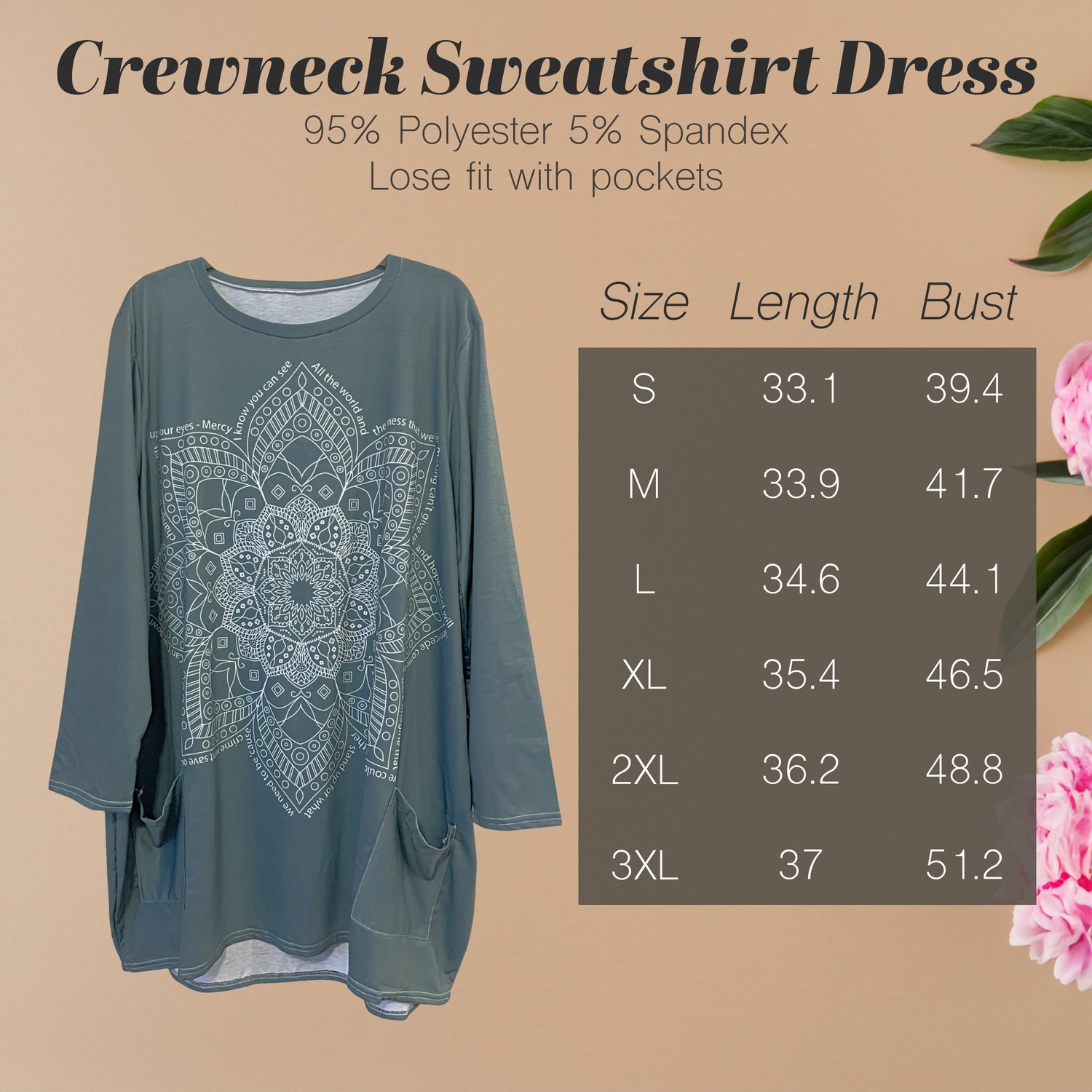 Crewneck Sweatshirt Dress