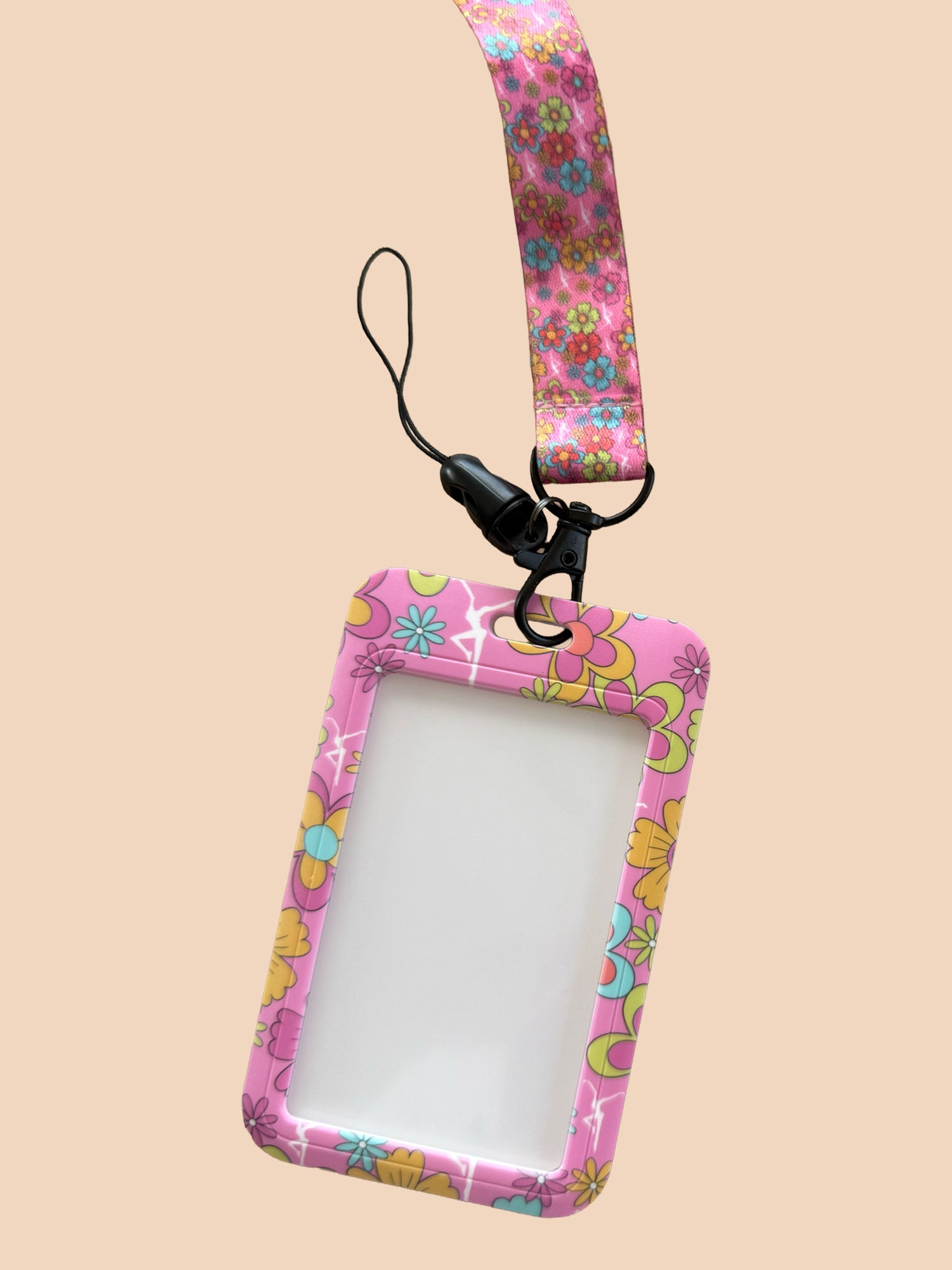 Groovy Daisy Lanyard Badge Holder