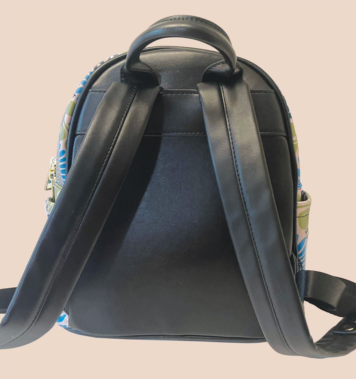 Faux Leather Backpack
