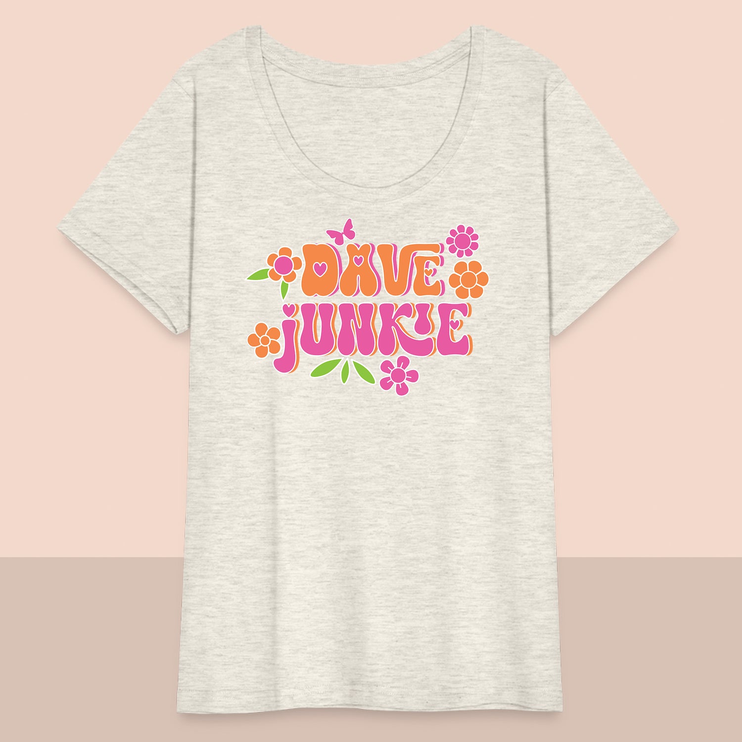 Women’s Curvy Dave Junkie T-Shirt