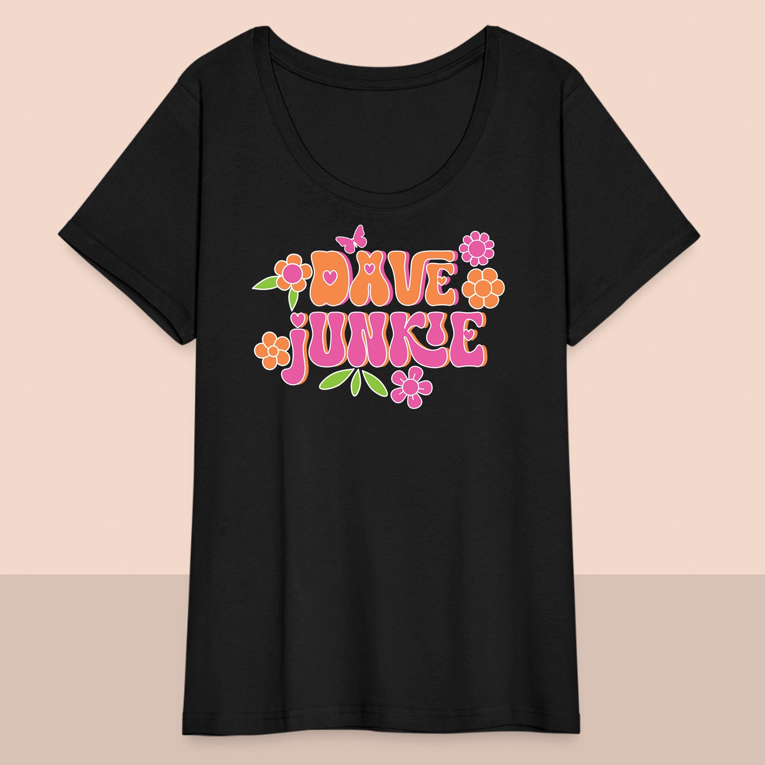 Women’s Curvy Dave Junkie T-Shirt