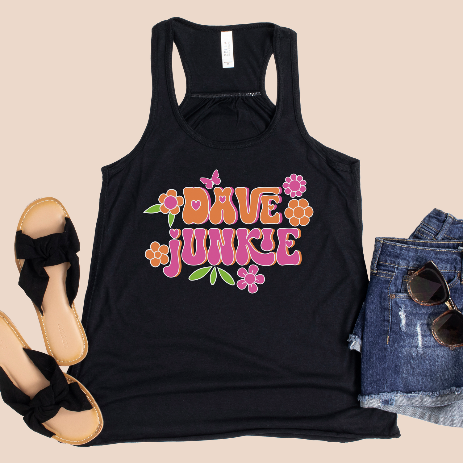 Dave Junkie Flowy Racerback