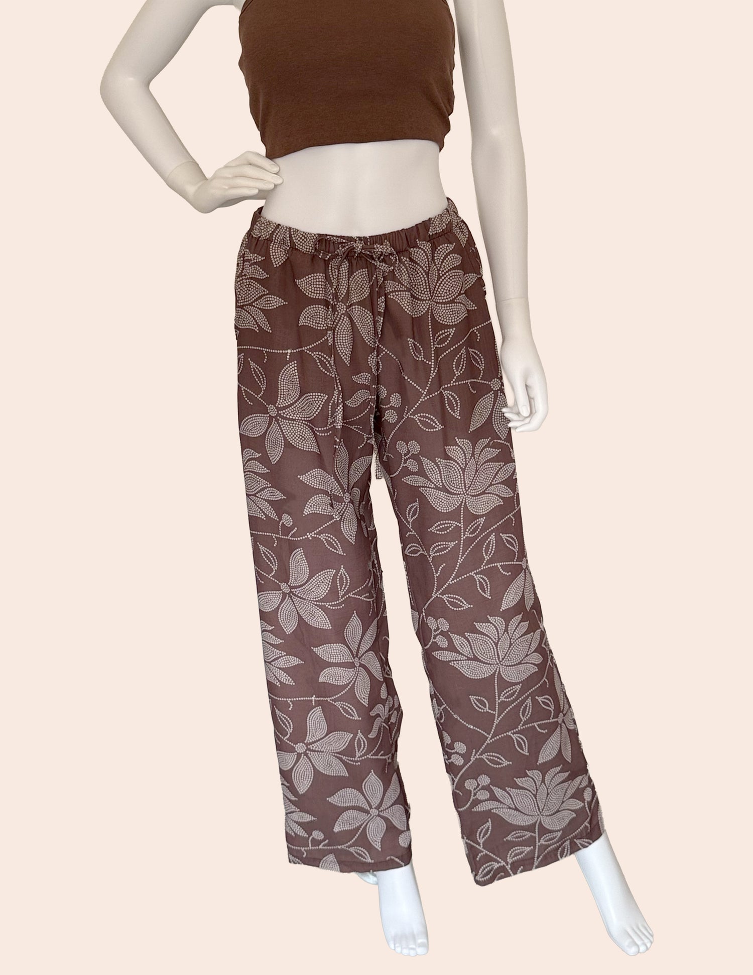 Relaxed Drawstring Trousers