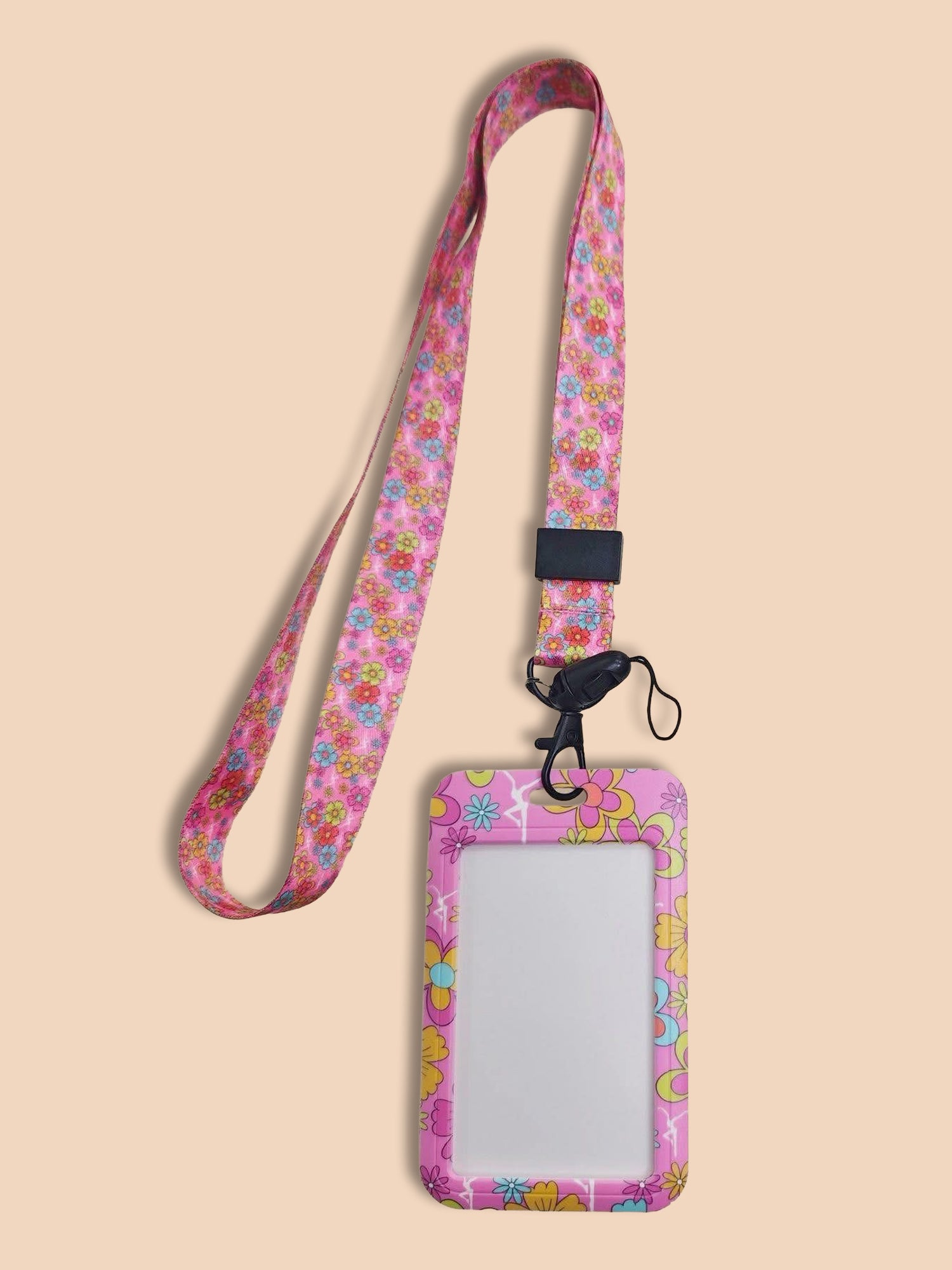 Groovy Daisy Lanyard Badge Holder
