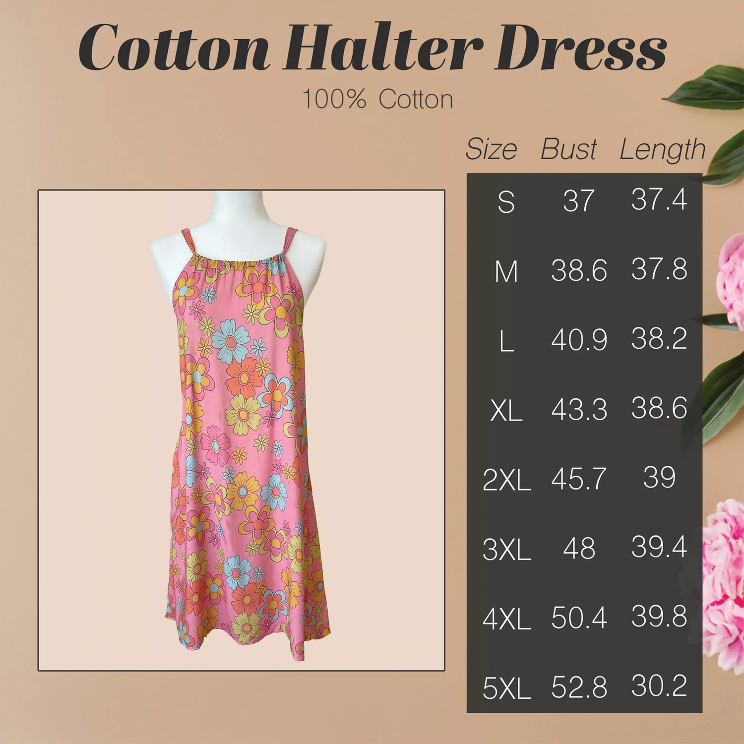 Linen Halter Dress