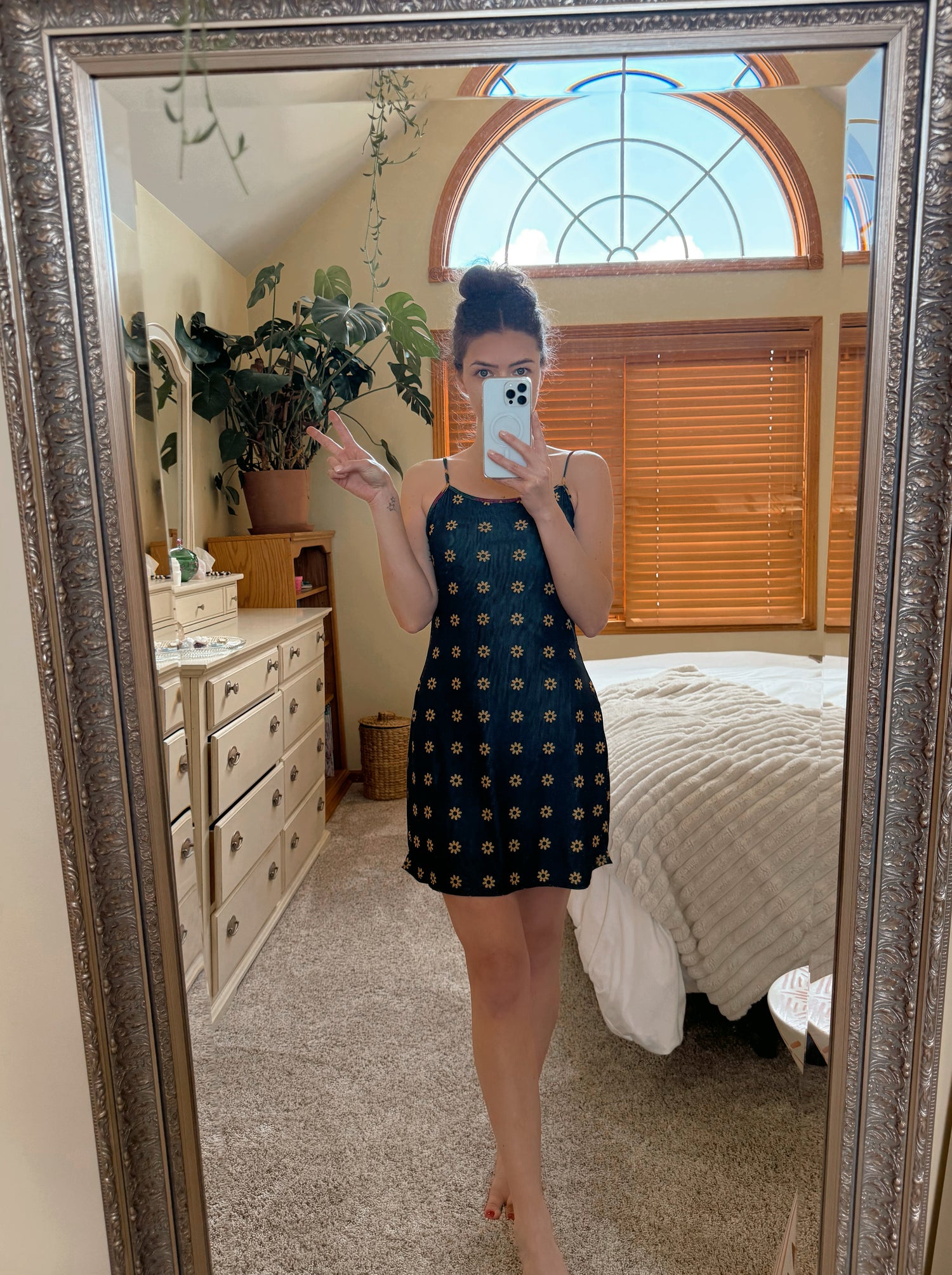 Double Layer Stretchy Mesh Dress