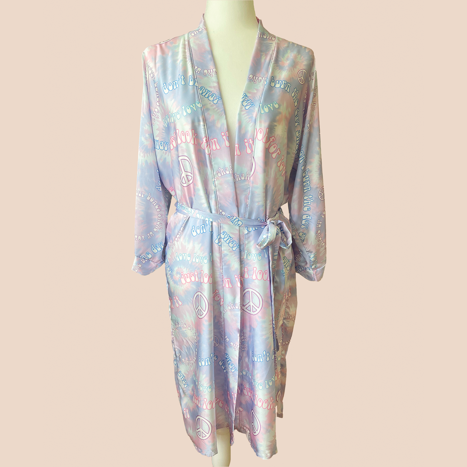 Short Silk Kimono