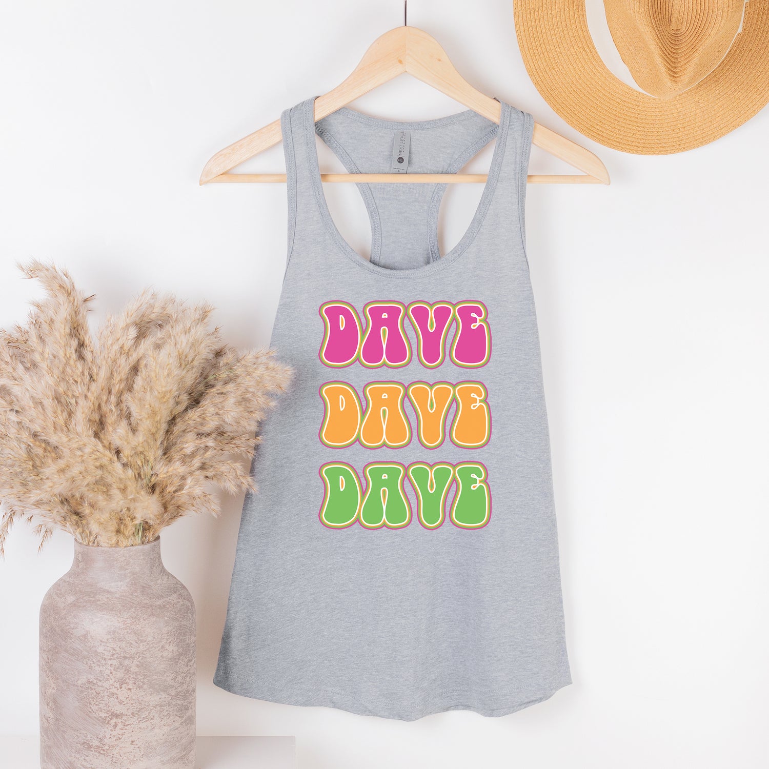 Groovy Dave Fitted Racerback