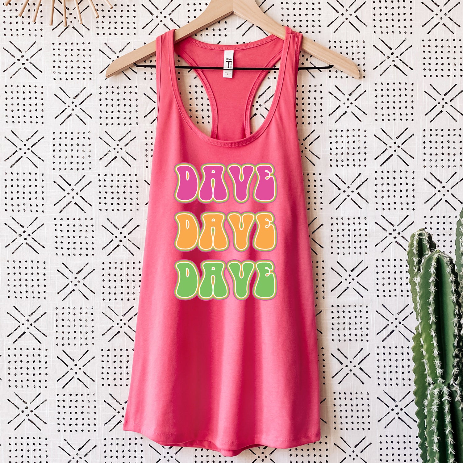 Groovy Dave Fitted Racerback