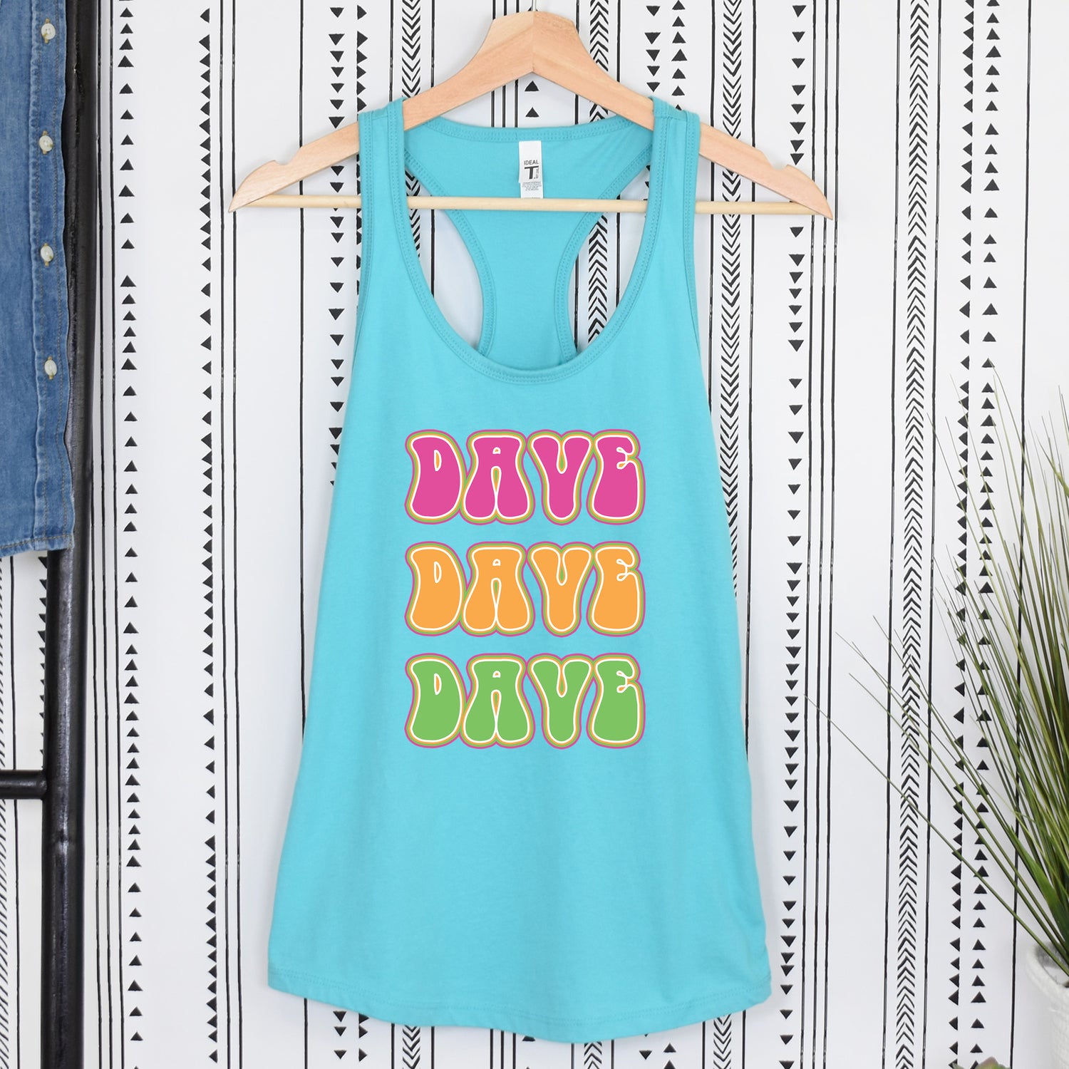 Groovy Dave Fitted Racerback