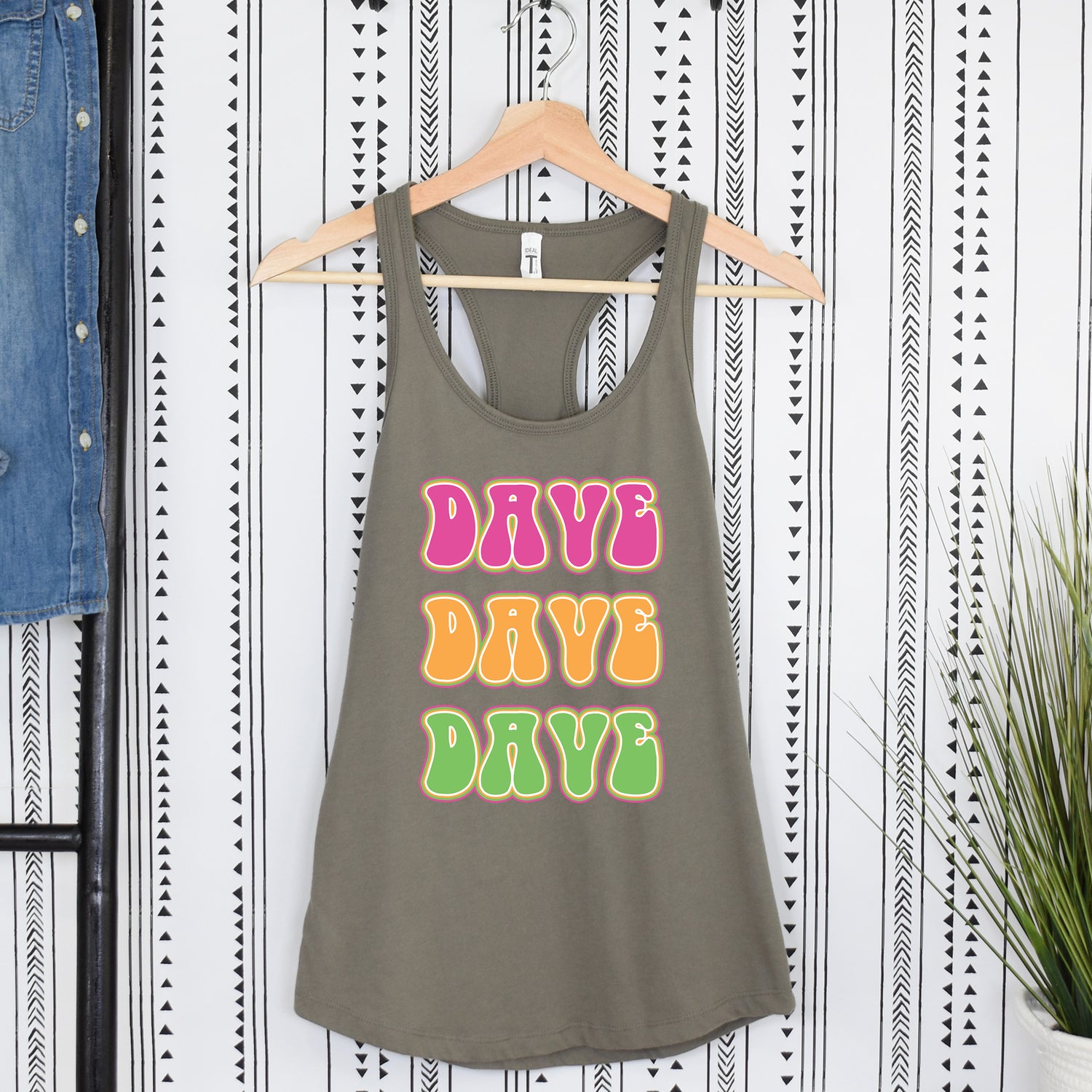 Groovy Dave Fitted Racerback