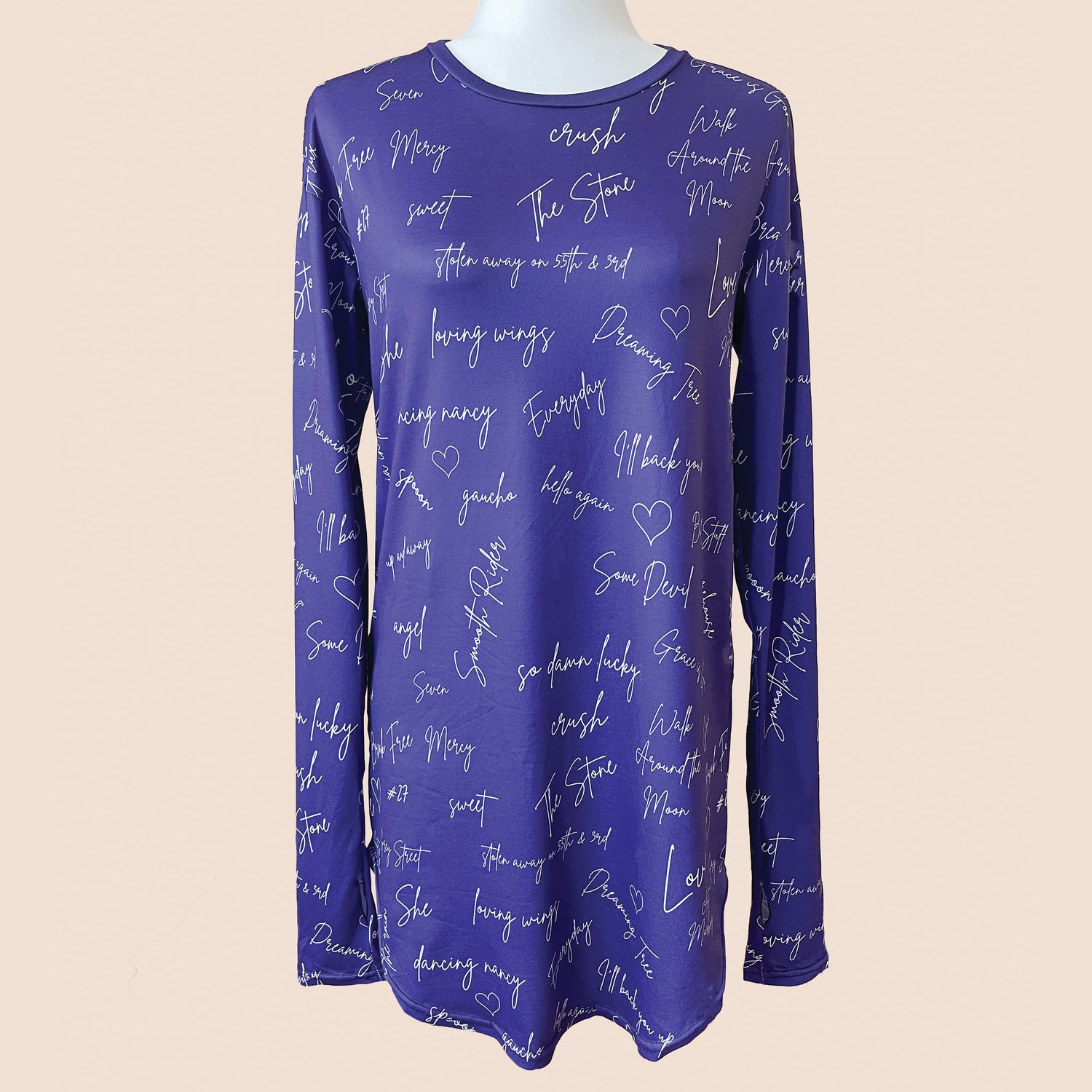 Unisex Long Sleeve with Thumb Holes