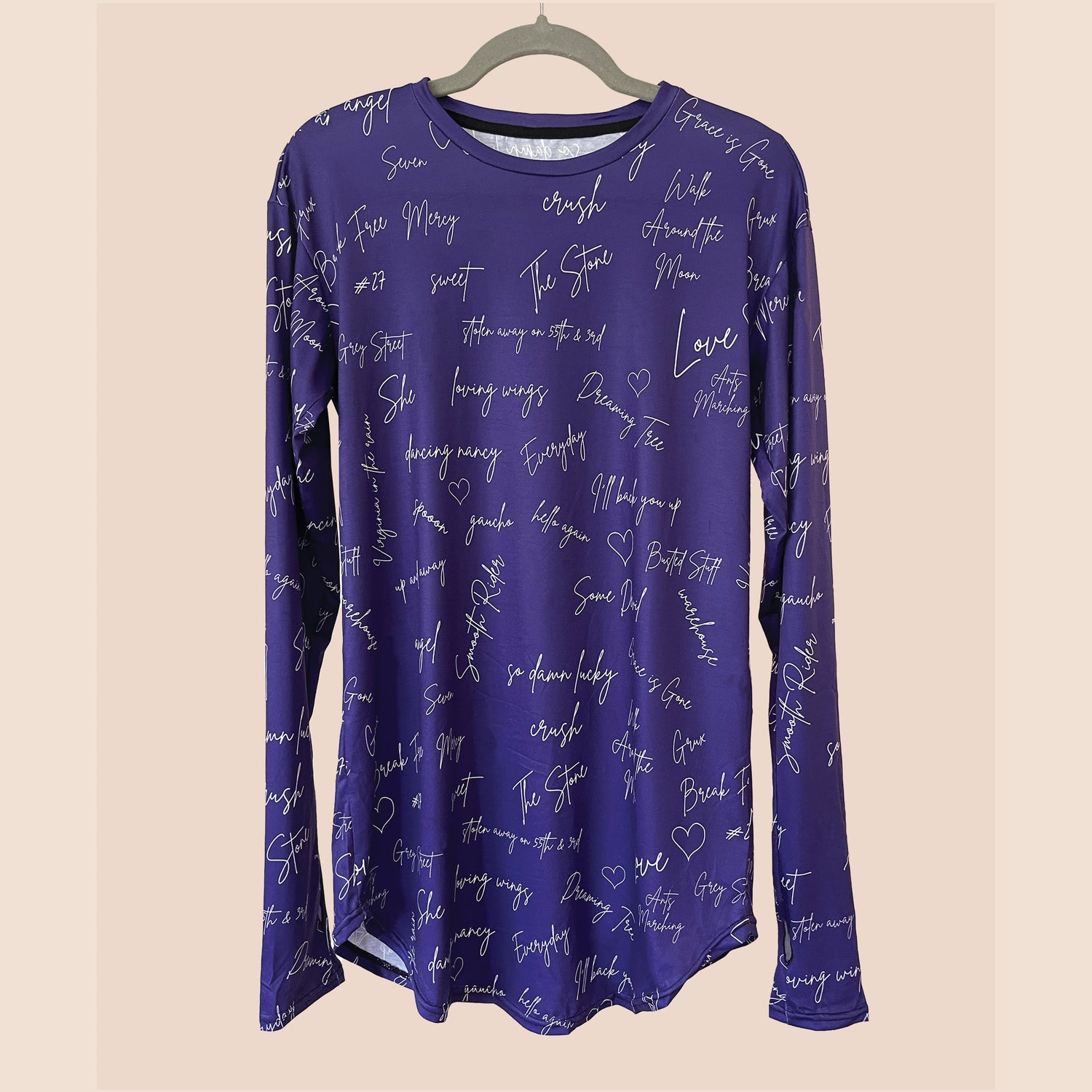 Unisex Long Sleeve with Thumb Holes