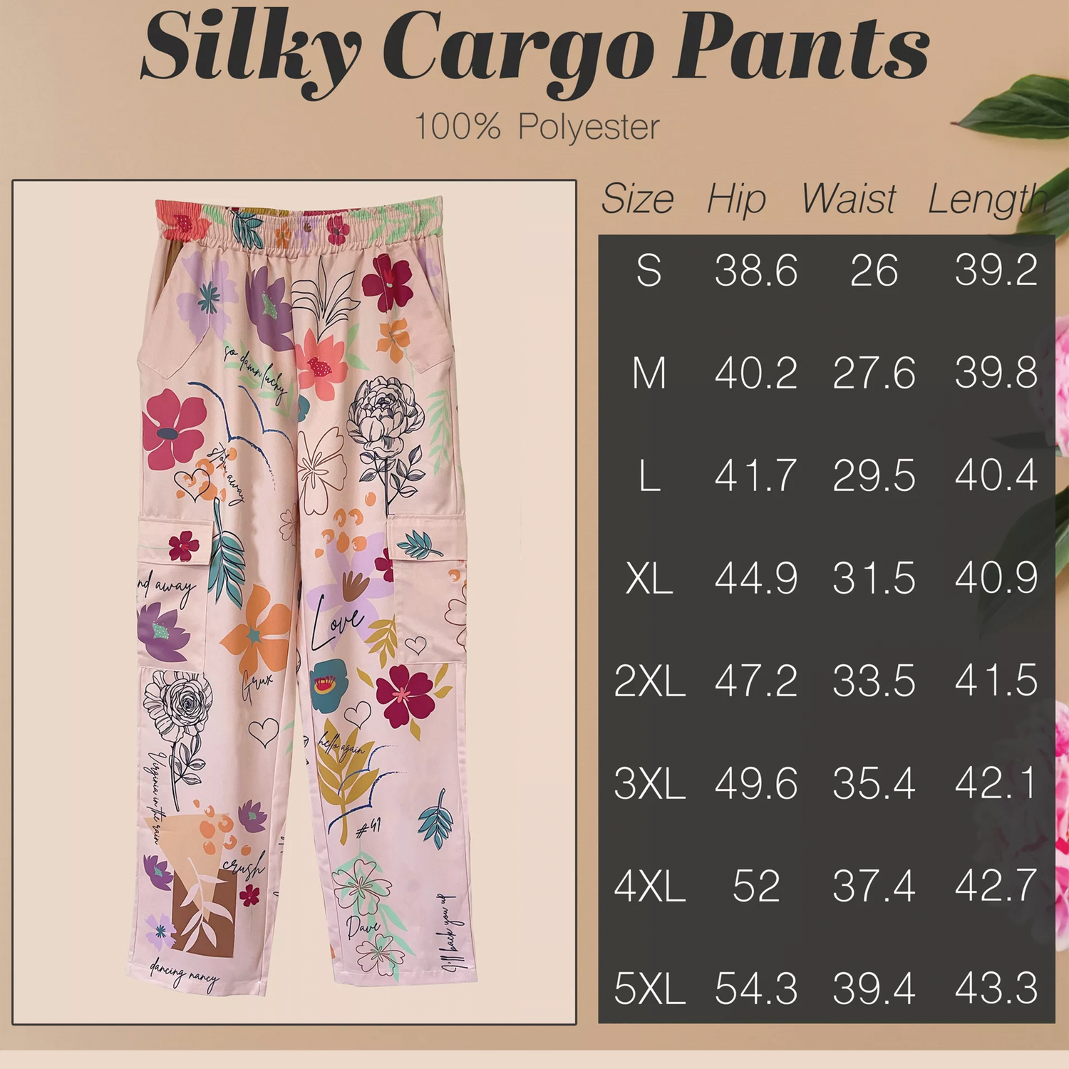 Women's Silky Cargo Pants