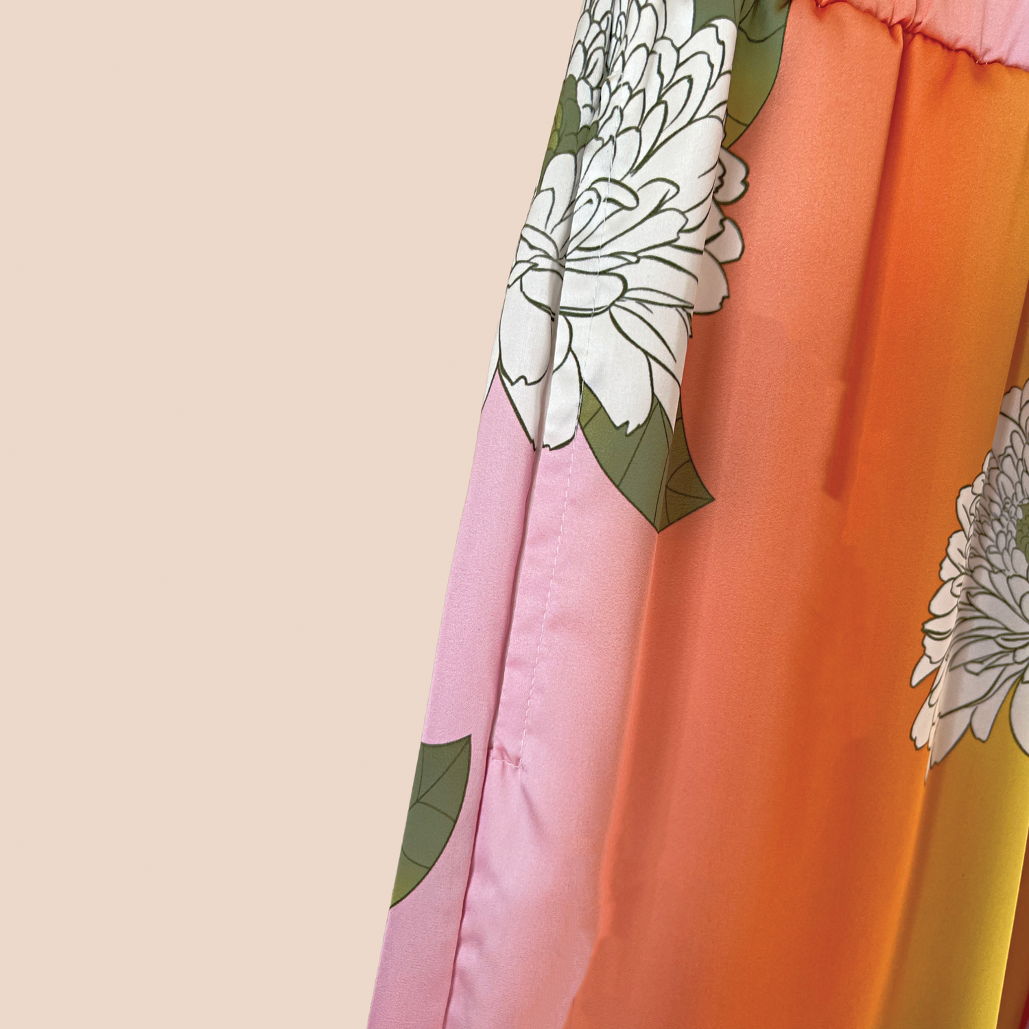 Silk Trousers with Pockets