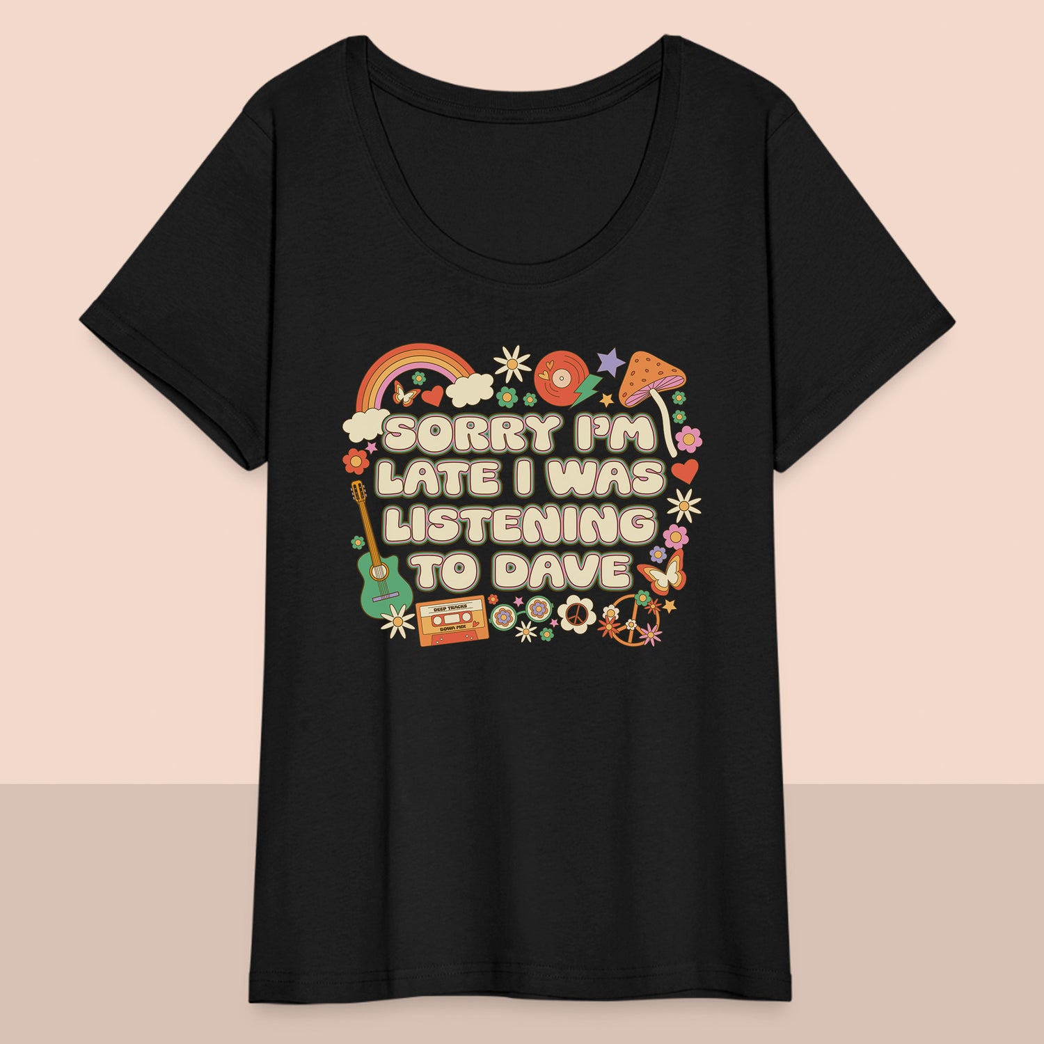 Women’s Curvy Sorry I'm Late T-Shirt