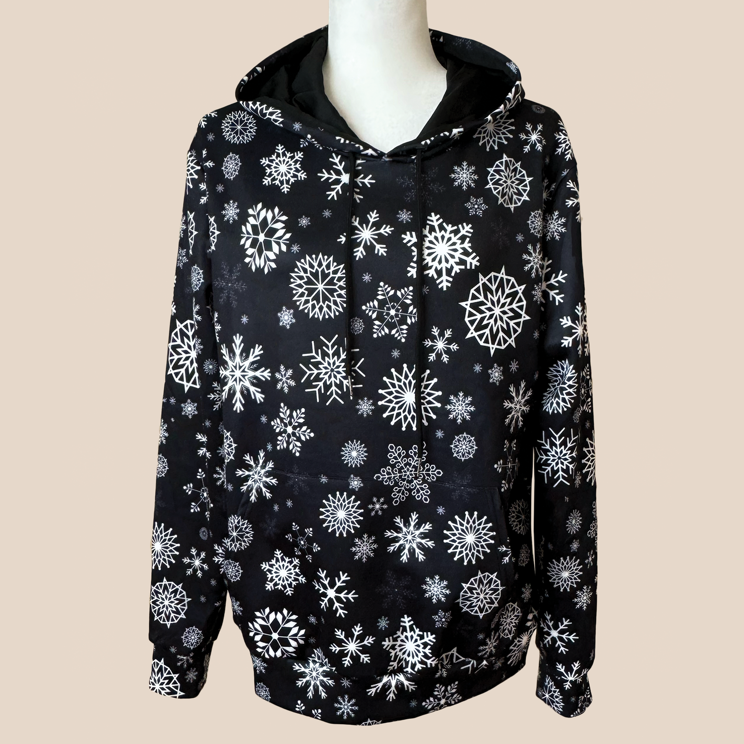 Unisex Hoodie with Black Hood