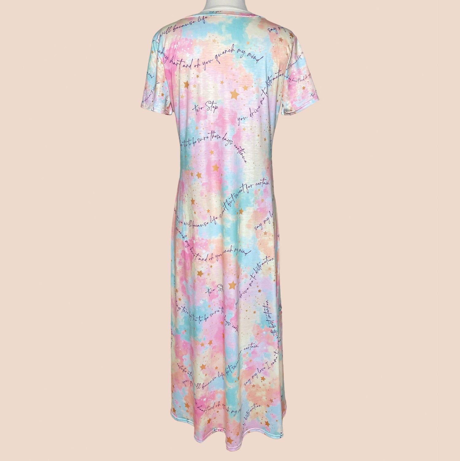 Maxi T-Shirt Dress with Side Slit
