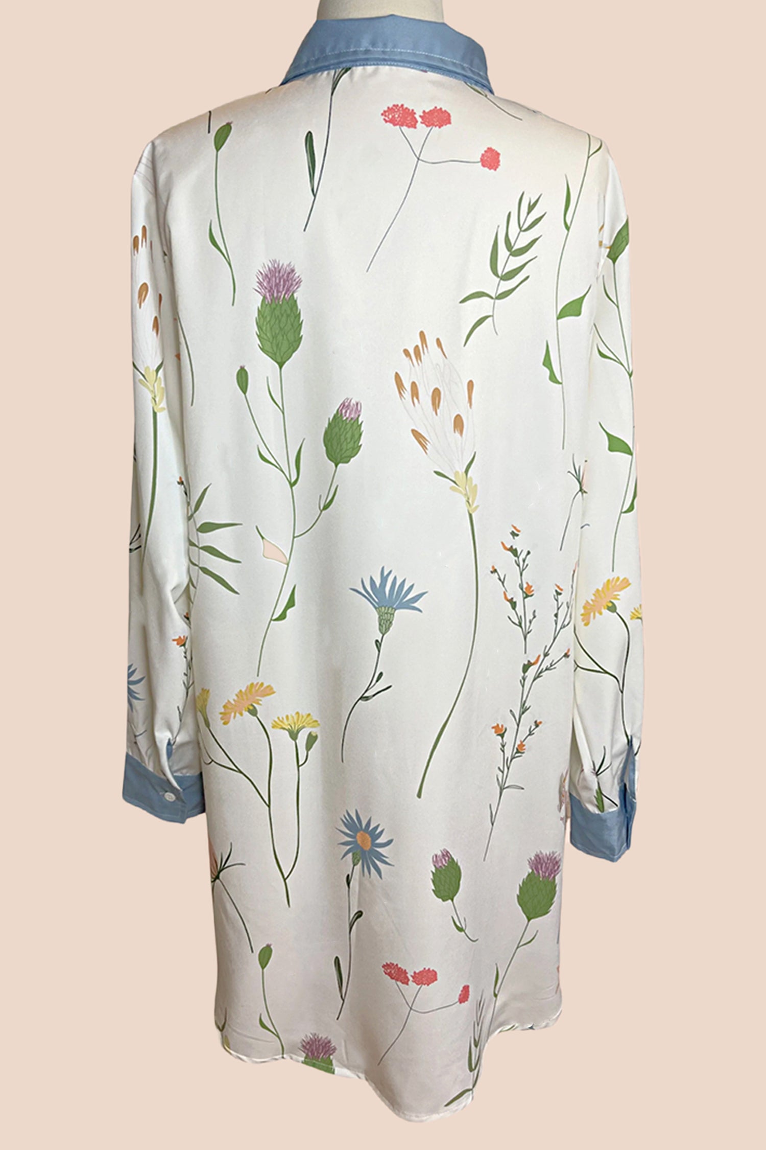 Curvy Long Sleeve Button Up