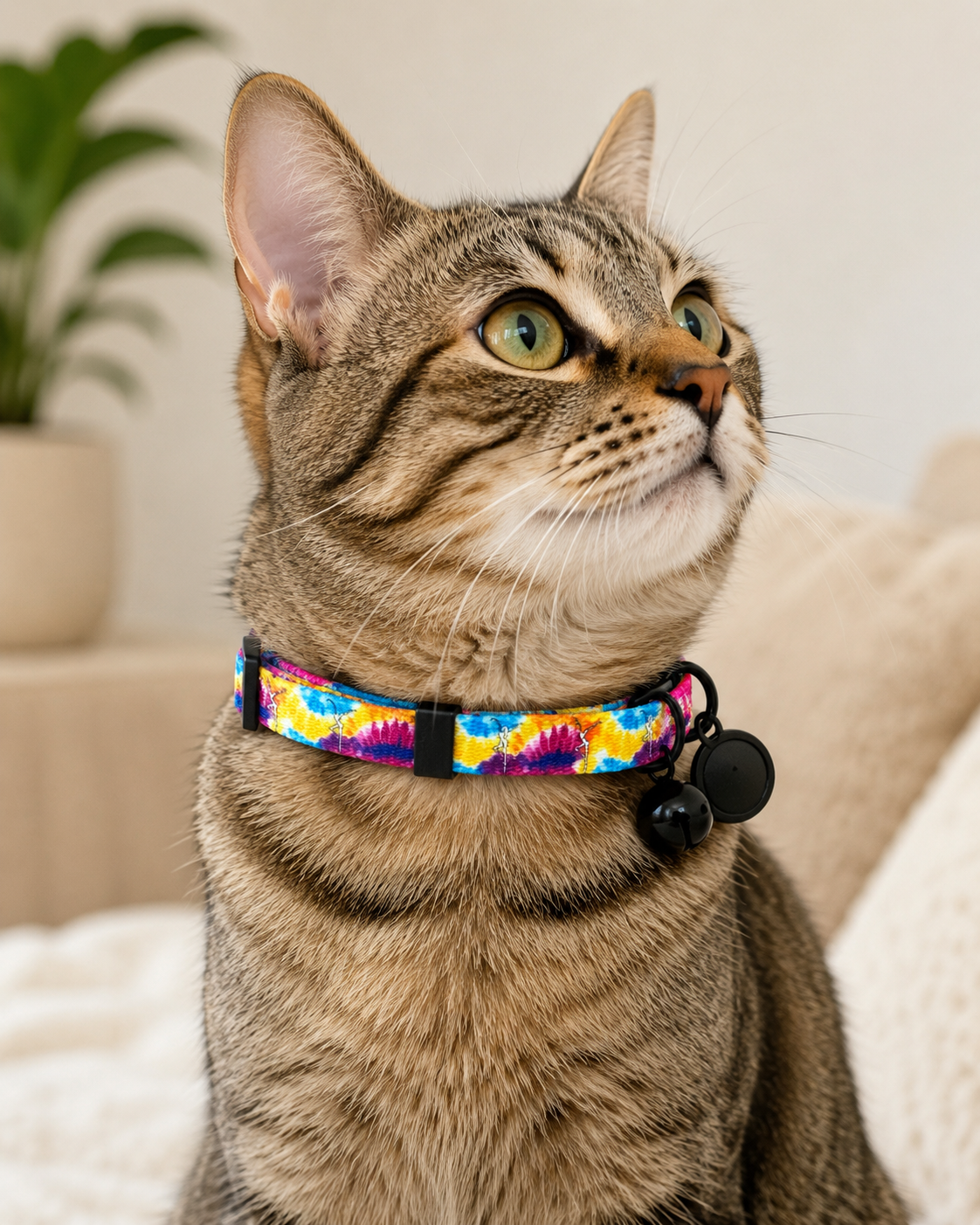 Tie-Dye Cat Collar