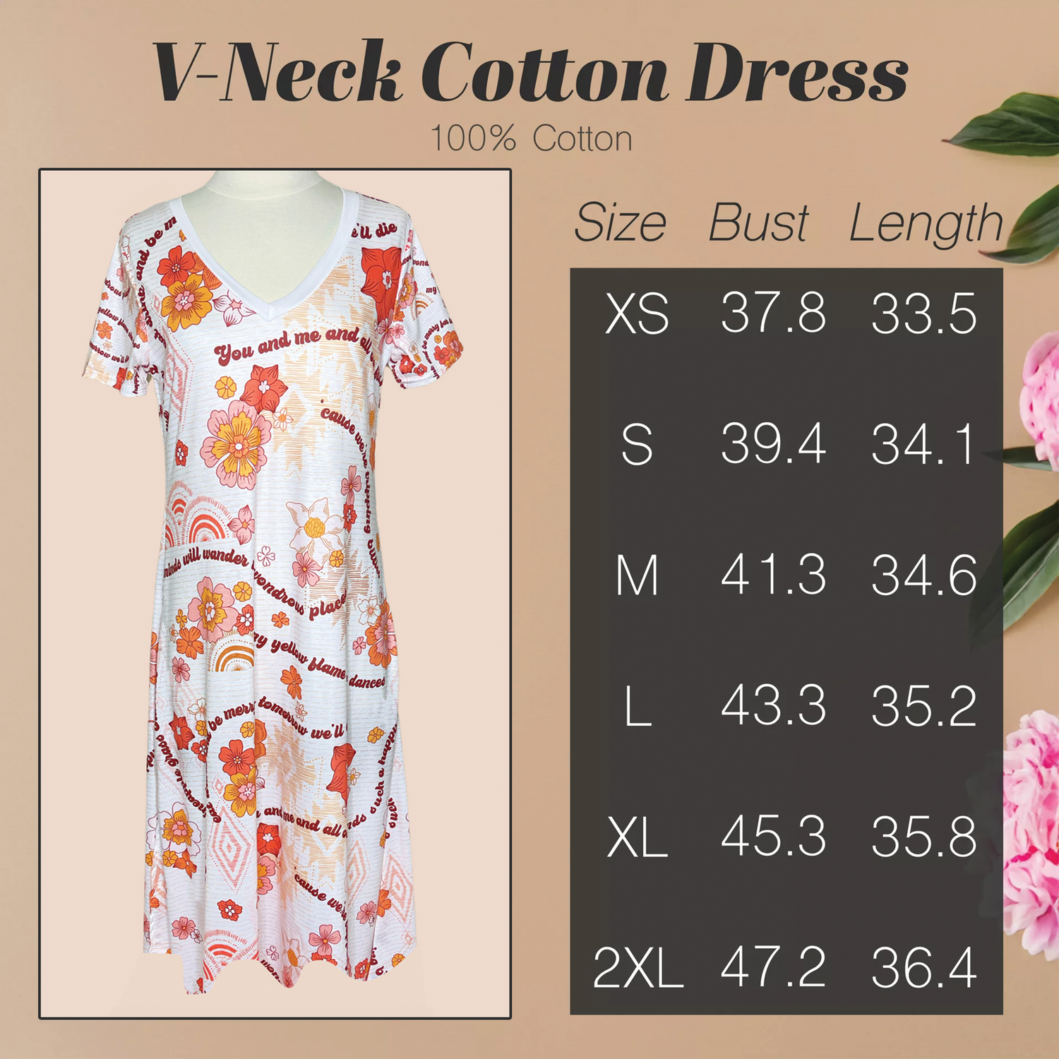 Mid-Length Cotton Dress