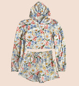 Women's Hoodie & Shorts Set