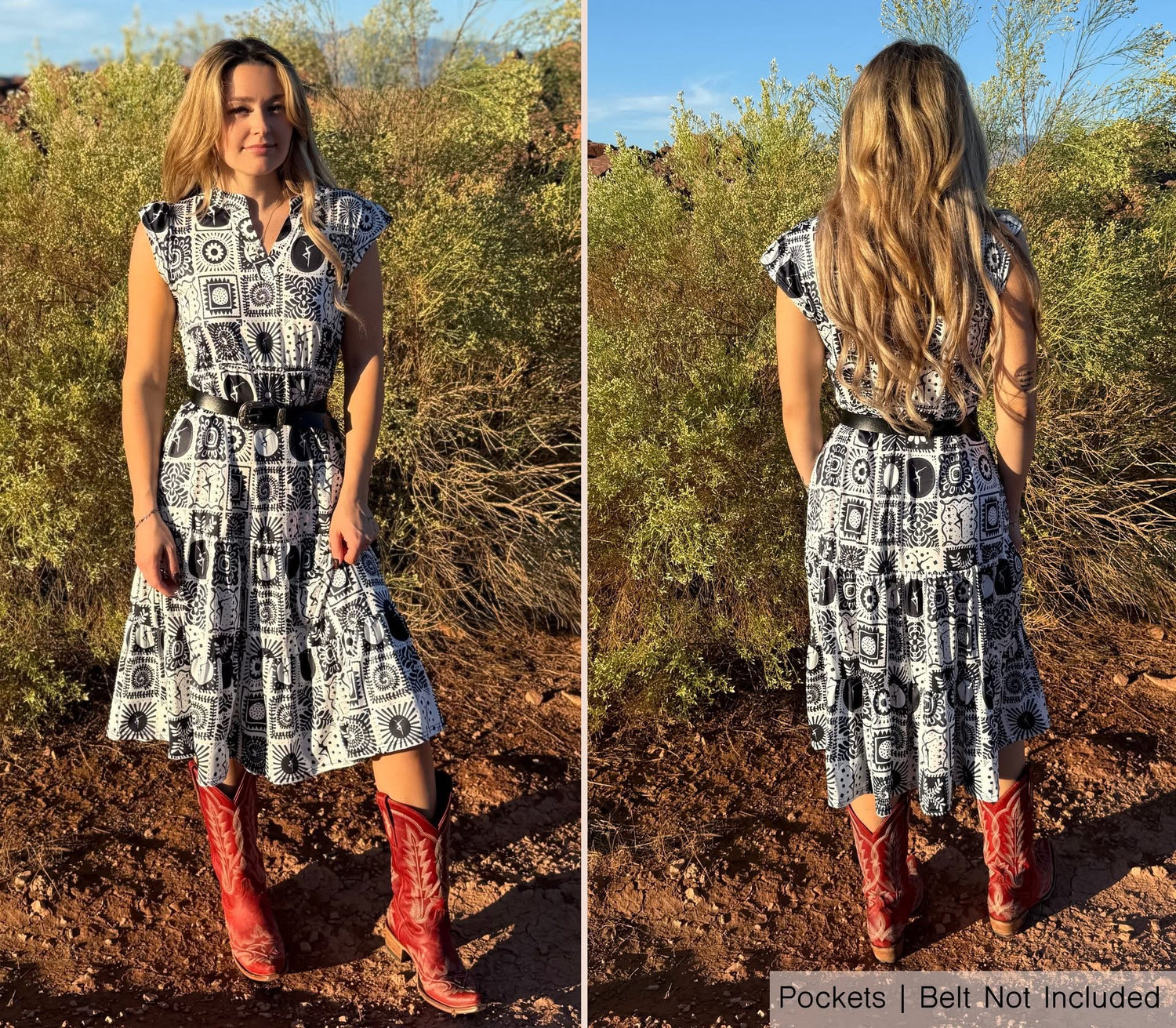 Tiered Midi Dress