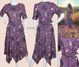 Handkerchief-Hem Midi Dress