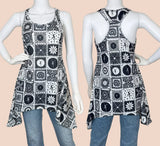 High-Low Racerback Tank Top