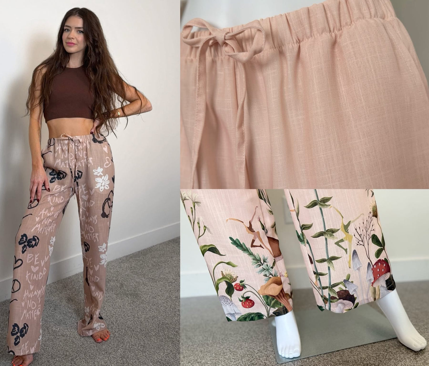 Relaxed Drawstring Trousers
