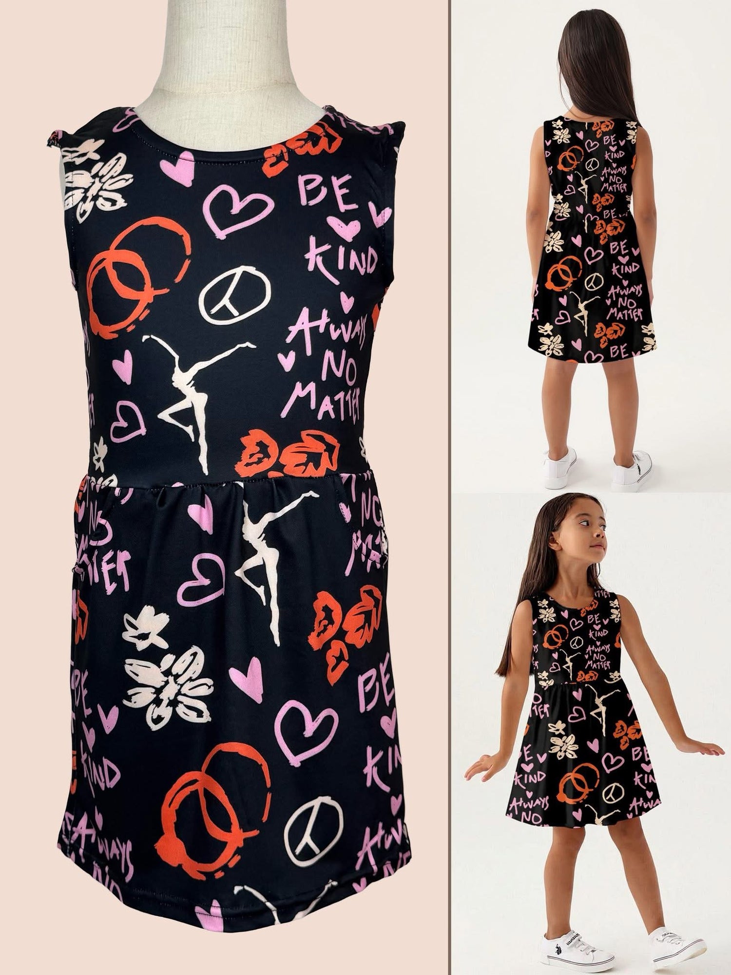 Kids Front Pocket Dress