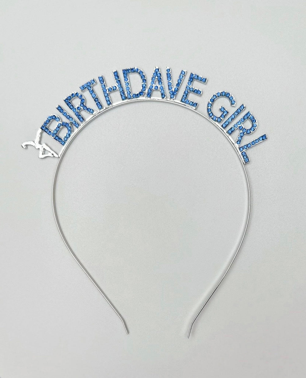 Birthdave Girl Rhinestone Headband/Tiara