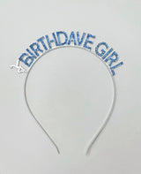 Birthdave Girl Rhinestone Headband/Tiara