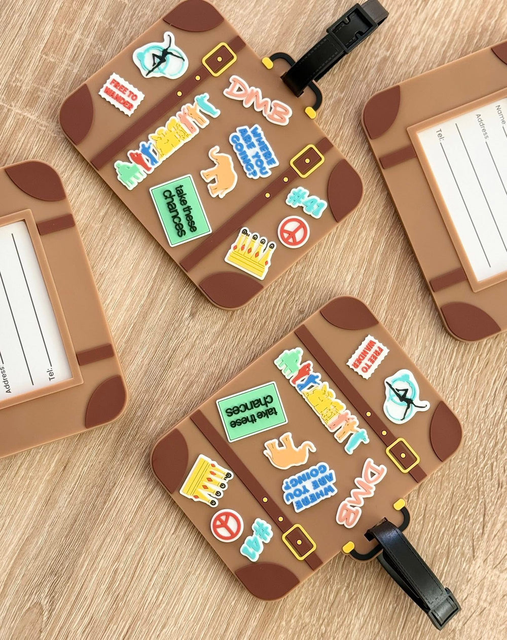 Vintage Suitcase Luggage Tag