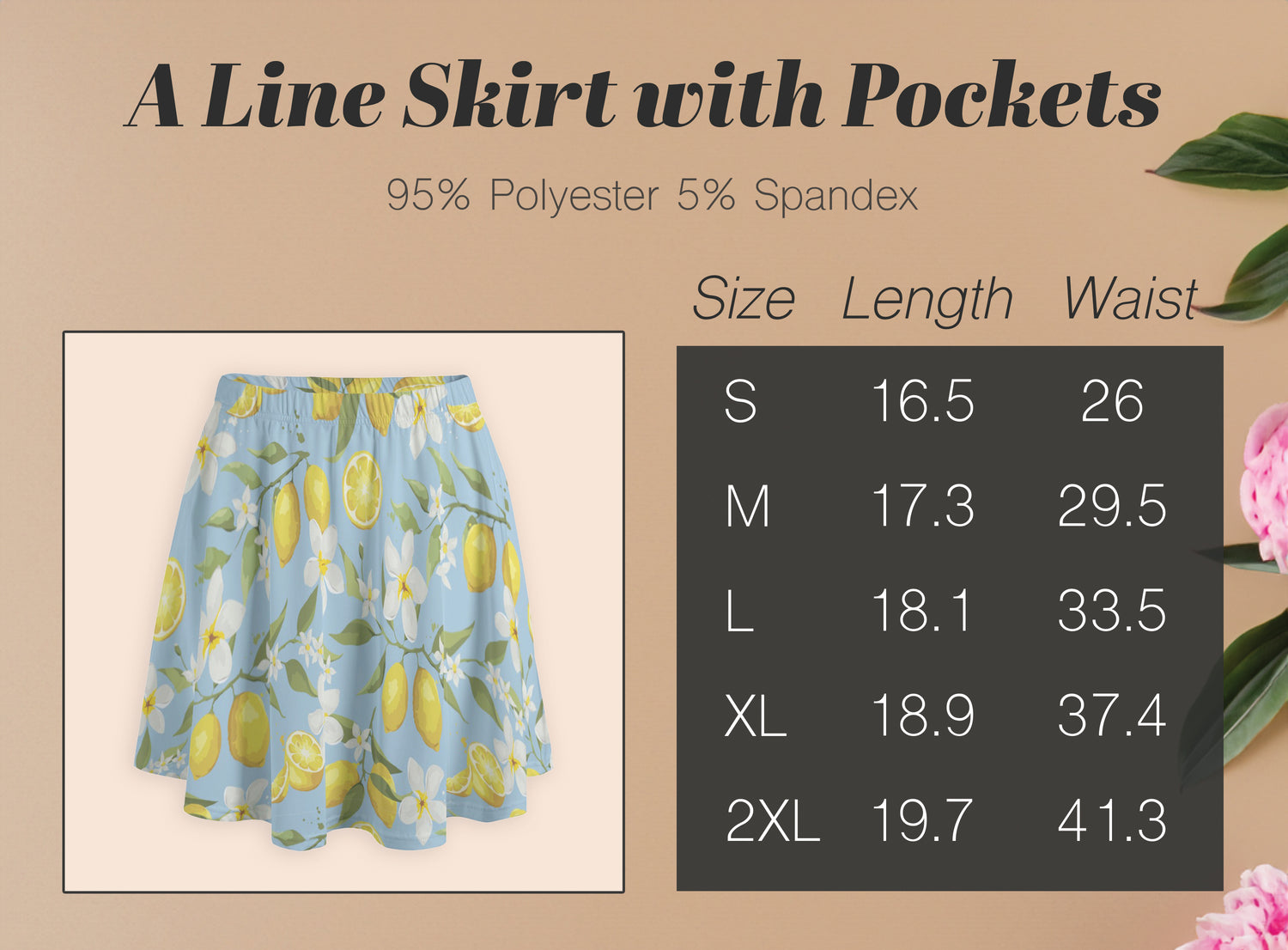 A-Line Skirt with Pockets