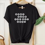 Unisex Letter Beads Pig Tee