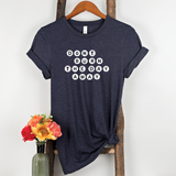 Unisex Letter Beads Pig Tee