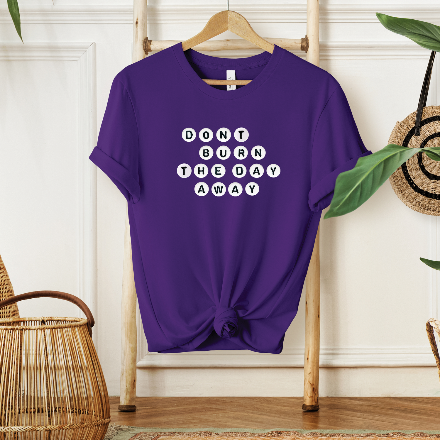 Unisex Letter Beads Pig Tee