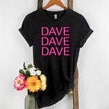 Unisex Neon Pink Dave T-Shirt